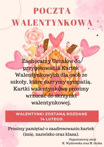 Poczta walentynkowa plakat 