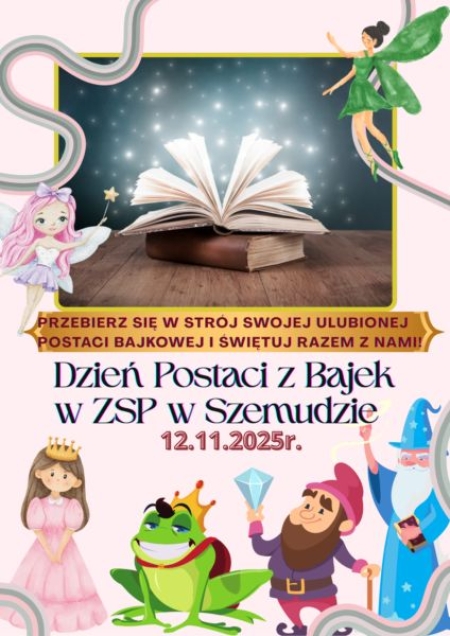 Dzień Postaci z Bajek w klasach 1-3!