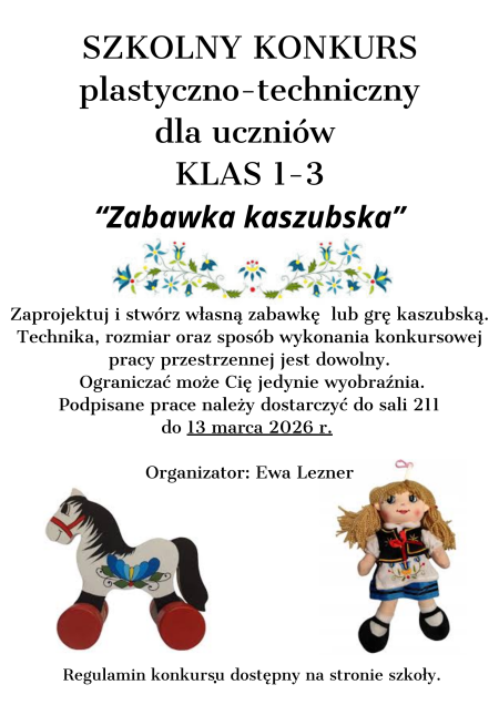 Konkurs - zabawka kaszubska 