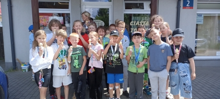Wyjście na lody z uczniami podczas zajęć języka kaszubskiego
